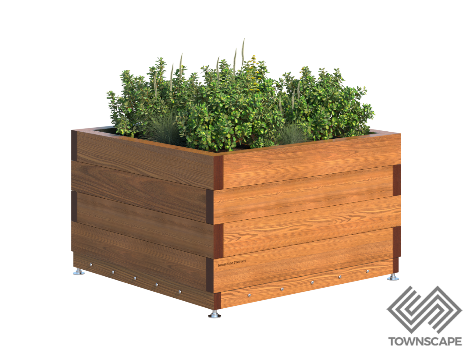 Street Planters Stylish Commercial Urban Large Concrete Planters