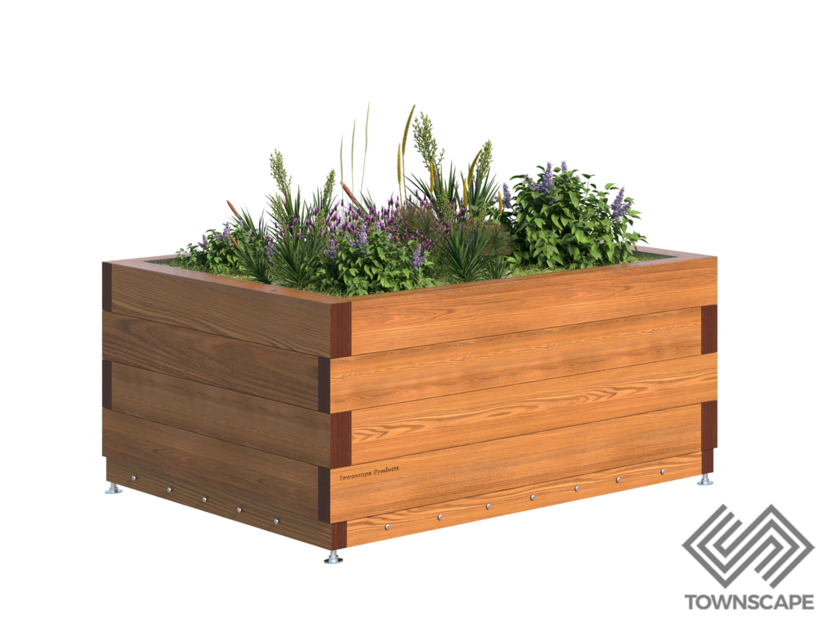Street Planters Stylish Commercial Urban Large Concrete Planters