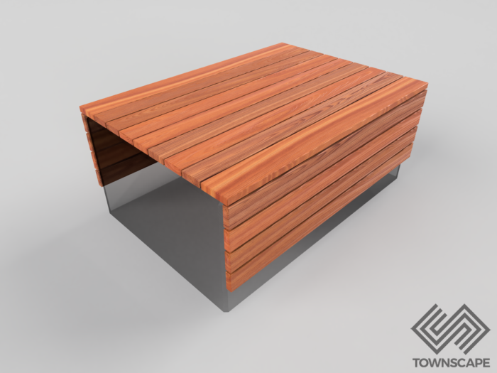 CT Block 150 Bishop Cladding 2 Long Sides Seat Top