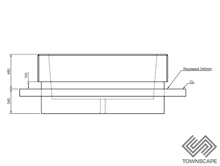Concrete Planter Bishopsgate 1800 - Image 3