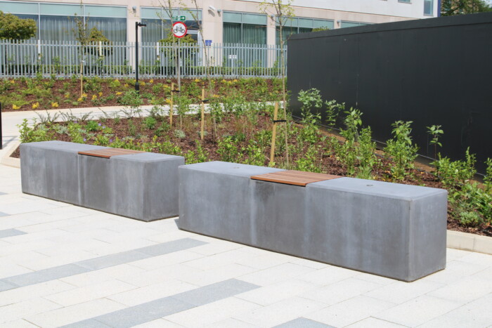 Townscape Concrete Unity Bench