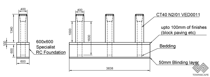 HVM CT Bollard Planter - Image 3