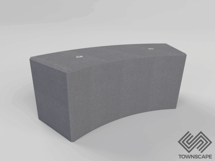 Concrete Bench Unity 1500mm Internal Radius