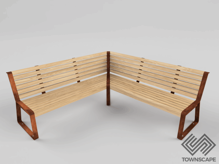 Flight Range Internal Corner Seat with Backrest - Image 3