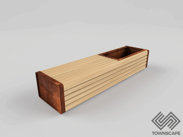 Flight Range Planter and Bench
